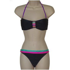 Raisins gray bandeau bikini